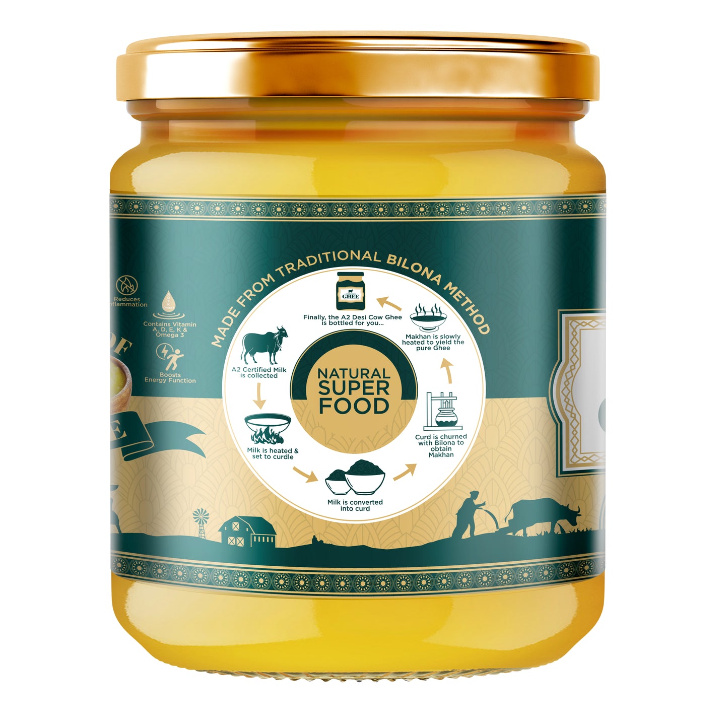 A2 Desi Cow Ghee - 500ml