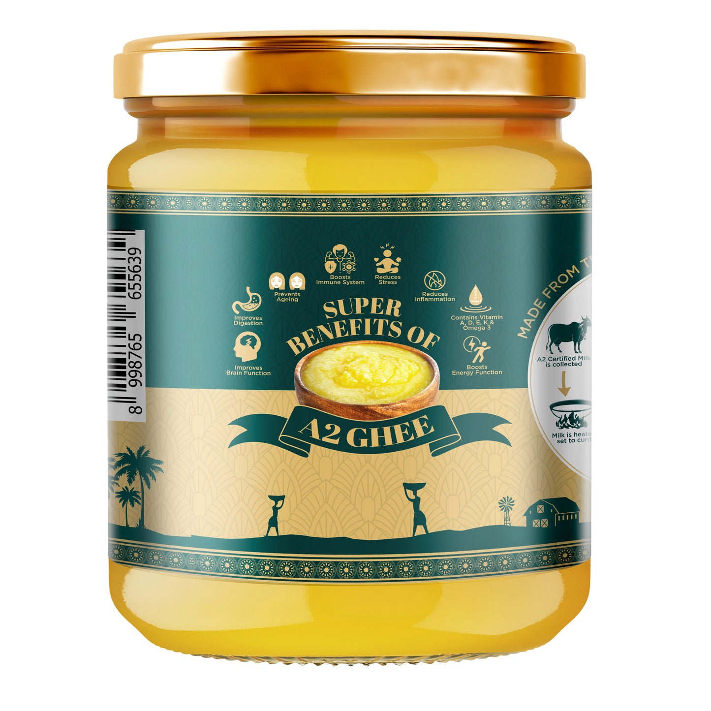 A2 Desi Cow Ghee - 500ml