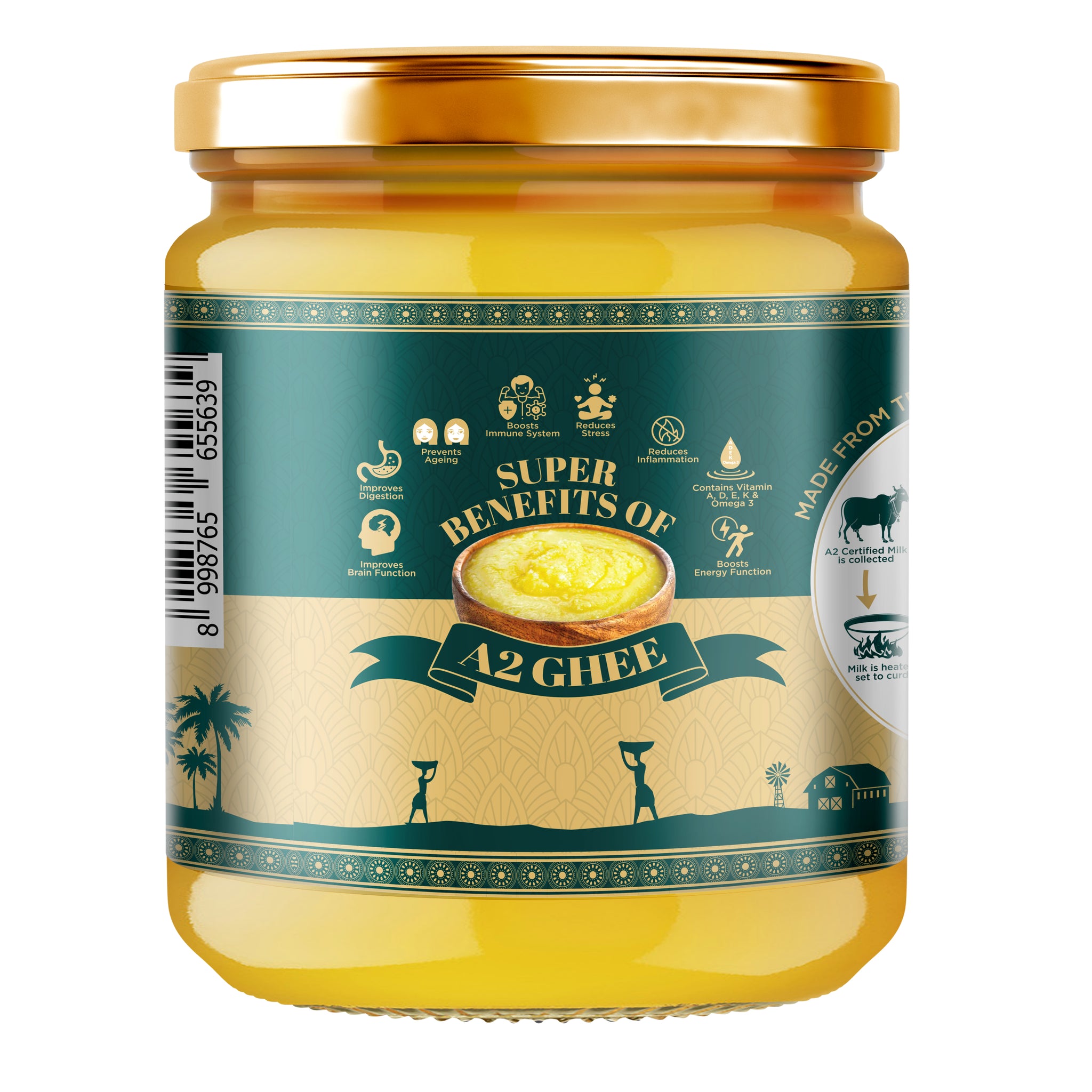 A2 Desi Cow Ghee - 500ml